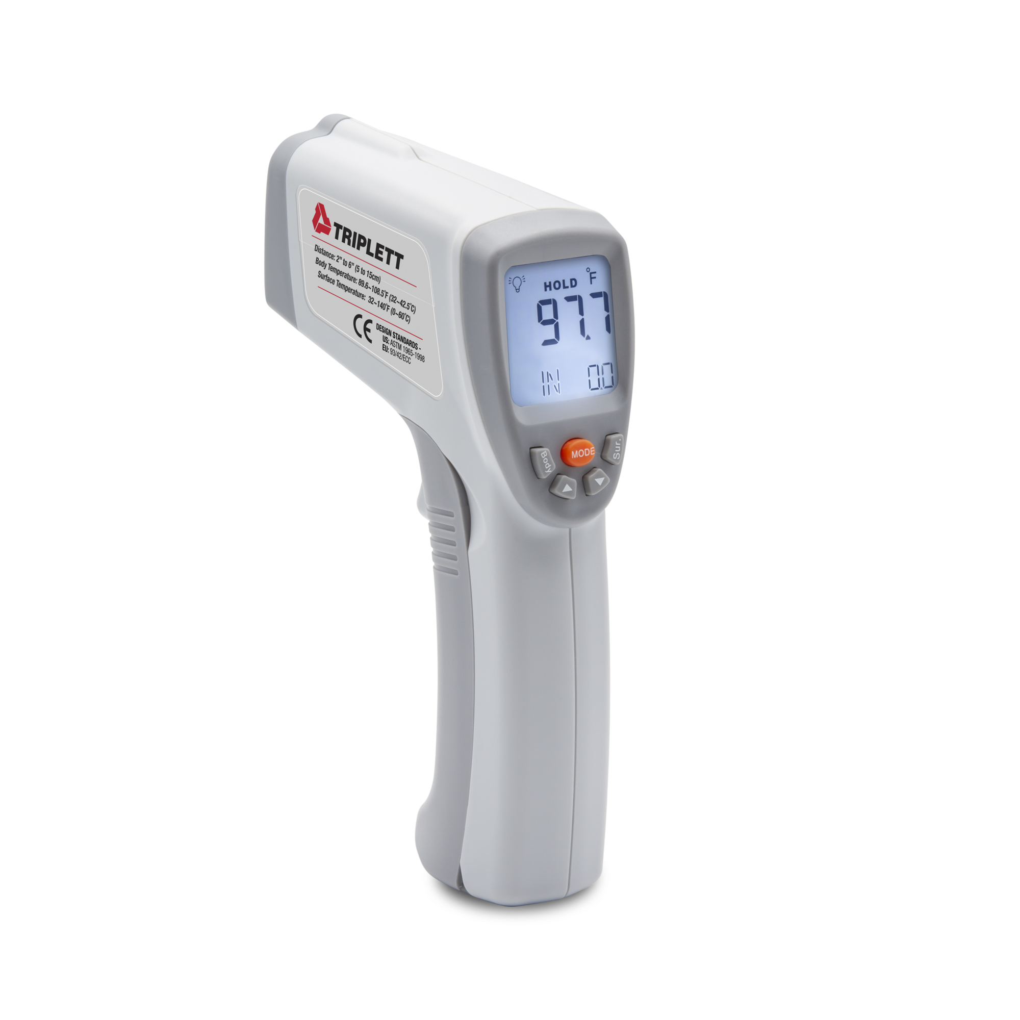 Triplett, Non-Contact Forehead IR Thermometer, Model# FT2020